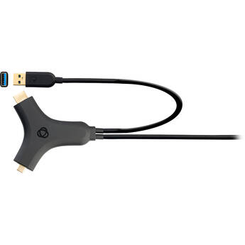 Kramer Active MultiFormat Input (M) to USB-C Output (M) Adapter Cable (8.8')