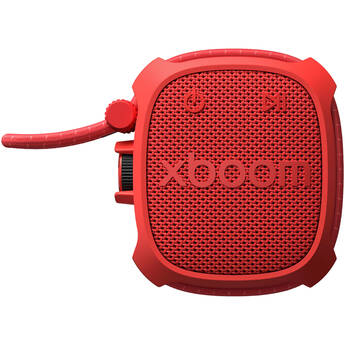 LG xboom Rock Portable Bluetooth Speaker (Red)
