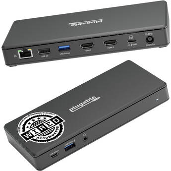 Plugable USB-C Dual Display Docking Station