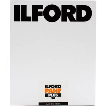 Ilford Pan F Plus Black and White Negative Film (8 x 10", 25 Sheets)
