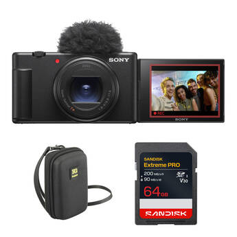 Sony ZV-1 II Digital Camera with Accessory Kit (Black)