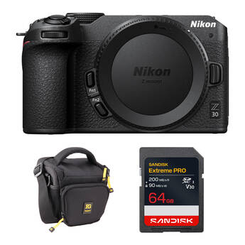 Nikon Z30 Mirrorless Camera with Basic Bundle