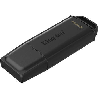 Kingston 64GB DataTraveler Exodia USB-A Flash Drive (Timeless Black)