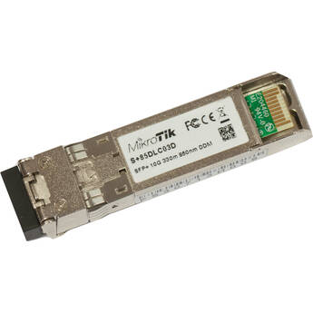 MikroTik S+85DLC03D 10G Multi-Mode SFP+ Transceiver Module