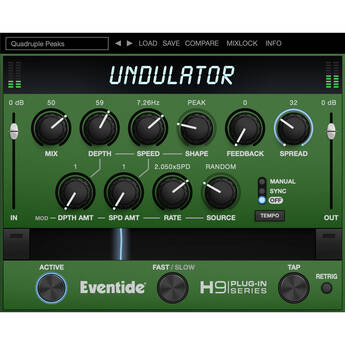 Eventide Undulator Modulated Tremolo Effect Plug-In