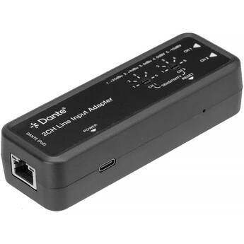 KanexPro Dante 2-Channel Line Input Adapter