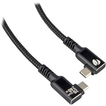 Pearstone Align Series USB4 Right-Angle to Right-Angle Cable (1')