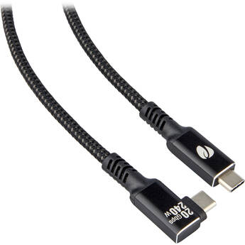Pearstone Align Series USB4 Straight to Right-Angle Cable (8.5")