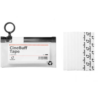 Saramonic CineBuff Double-Sided Clear Hypoallergenic Tape Strips for Concealing Lavaliers & Cables (30-Pack)