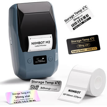 NIIMBOT M2H 2" HD Thermal Transfer Label Printer (Blue)
