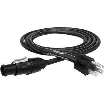 Hosa Technology REAN 14 AWG Power X to NEMA 5-15P Power Cord (15')