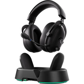 MCHOSE V9 Turbo Wireless Gaming Headset (Steel Black)