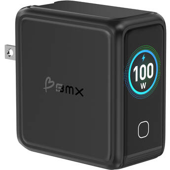BMX GanSta 100W 4-Port USB Charger with Color LCD