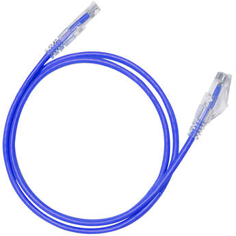 Hosa Technology Cat 6 Slim Ethernet Patch Cable (Blue, 1', 10-Pack)