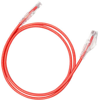 Hosa Technology Cat 6 Slim Ethernet Patch Cable (Red, 10', 10-Pack)