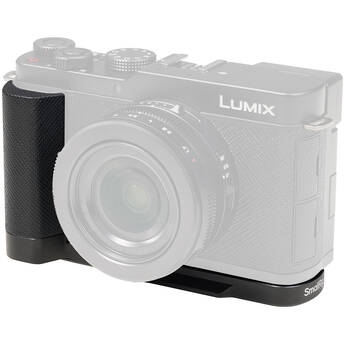 SmallRig L-Shaped Mount Plate with Silicone Handle for Panasonic LUMIX L10 (Black)
