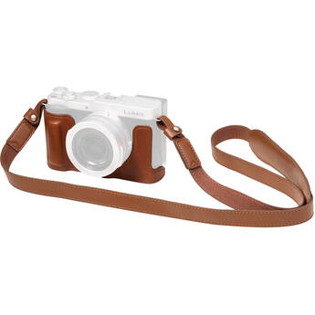 SmallRig Panasonic LUMIX L10 Half-Case with Shoulder Strap (Brown)