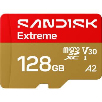 SanDisk 128GB Extreme UHS-I microSDXC Memory Card (5-Pack)