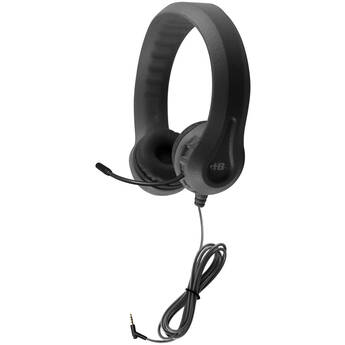 HamiltonBuhl Kids Flex-Phones Headset with Gooseneck Microphone (Black, 42-Pack)