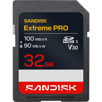SanDisk 32GB Extreme PRO UHS-I SDHC Memory Card (2-Pack)