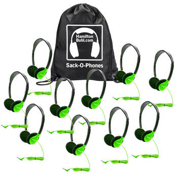 HamiltonBuhl Sack-O-Phones 10-HA2 with Carry Bag (Green)