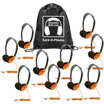 HamiltonBuhl Sack-O-Phones 10-HA2 with Carry Bag (Orange)