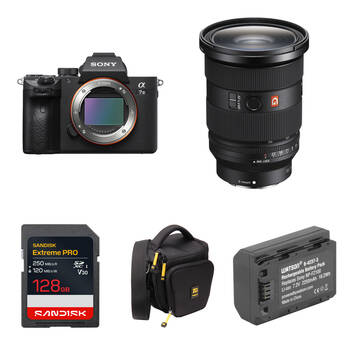 Sony a7 III Mirrorless Camera with 24-70mm f/2.8 Lens and Accessories Kit