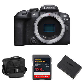 Canon EOS R10 Mirrorless Camera with Essentials+ Kit
