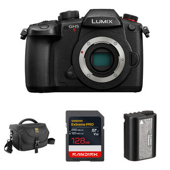 Panasonic LUMIX GH5 II Mirrorless Camera with Essentials+ Kit (Black)