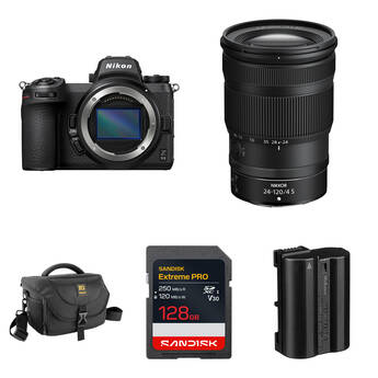 Nikon Z6 II Mirrorless Camera with 24-120mm f/4 Lens and Essentials+ Kit