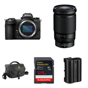 Nikon Z6 II Mirrorless Camera with 28-400mm f/4-8 Lens and Essentials+ Kit