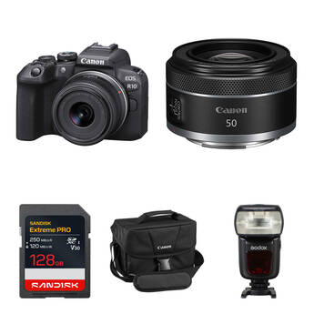 Canon EOS R10 Mirrorless Camera Portrait Photography Kit