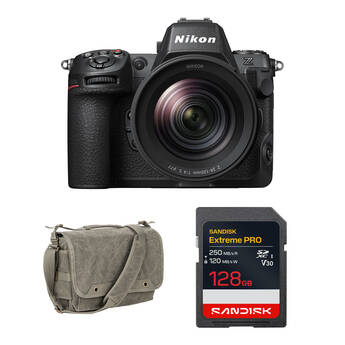 Nikon Z8 Mirrorless Camera with 24-120mm f/4 Lens and Basic Bundle