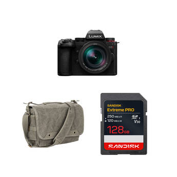 Panasonic LUMIX G9 II Mirrorless Camera with 12-60mm f/2.8-4 Lens and Accessories Kit