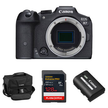 Canon EOS R7 Mirrorless Camera with Essentials+ Kit
