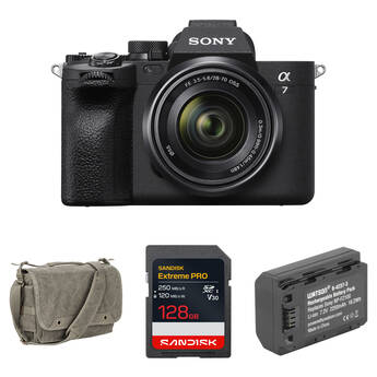 Sony a7 IV Mirrorless Camera with 28-70mm f/3.5-5.6 Lens and Basic Bundle