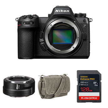Nikon Z6 III Mirrorless Camera with FTZ II Mount Adapter and Basic Bundle