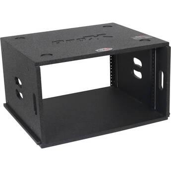 ProX 14" Deep BLAQ Series Vertical Rack Case (6 RU)