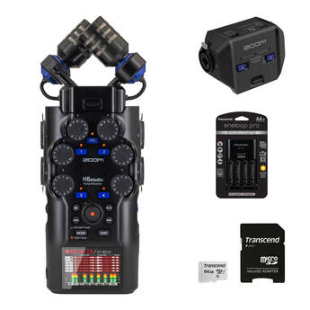 Zoom H6studio 6-Track Handy Recorder with 32-Bit Float Recording and 6-Channel Kit