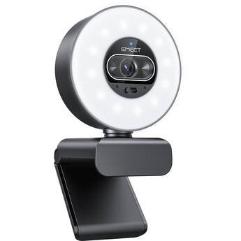 EMEET SmartCam S600L 4K Streaming Webcam with Built-in Ring Light