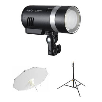 Godox AD300Pro Outdoor Flash with Photek SoftLighter Umbrella & Stand Kit