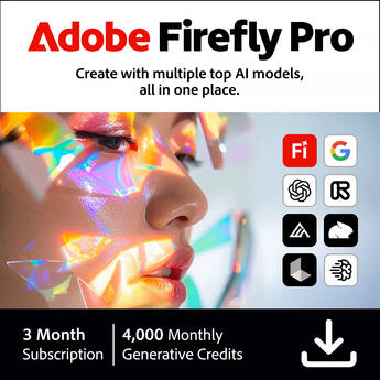Adobe Firefly Pro (3-Month Subscription, Standalone)