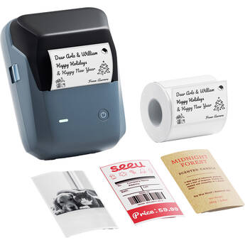 NIIMBOT B1 Pro Thermal Label Printer (Lake Blue)
