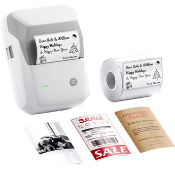 NIIMBOT B1 Pro Thermal Label Printer (Light Sand)