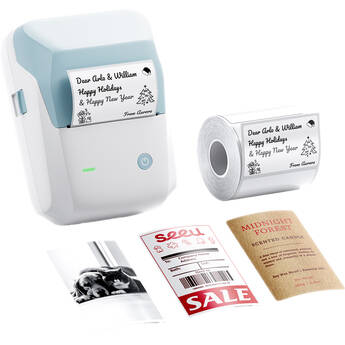 NIIMBOT B1 Pro Thermal Label Printer (Sky Blue)