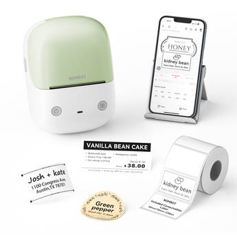 NIIMBOT B2 Portable Thermal Label Printer (Green)