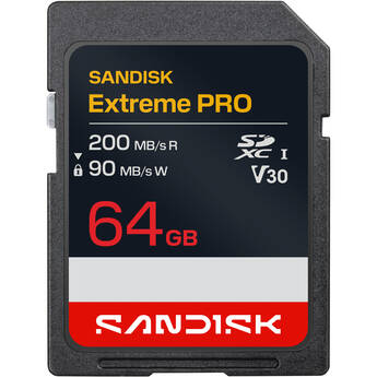 SanDisk 64GB Extreme PRO UHS-I SDXC Memory Card (5-Pack)