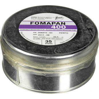 Foma Fomapan 400 Action Black and White Negative Film (35mm Roll Film, 100' Roll, Expired 05/2026)