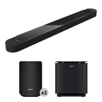 Bose Lifestyle Ultra Soundbar with Wireless Speakers & Subwoofer Kit (Nue Bose Black)