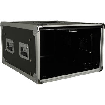 ProX XS-SLAM6U20 Vertical Shockmount Rack Case with Dual Top Sliding Slam Doors (6U, 20" Depth)